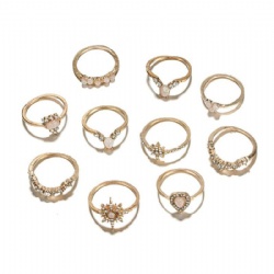 fashion opal ring  set